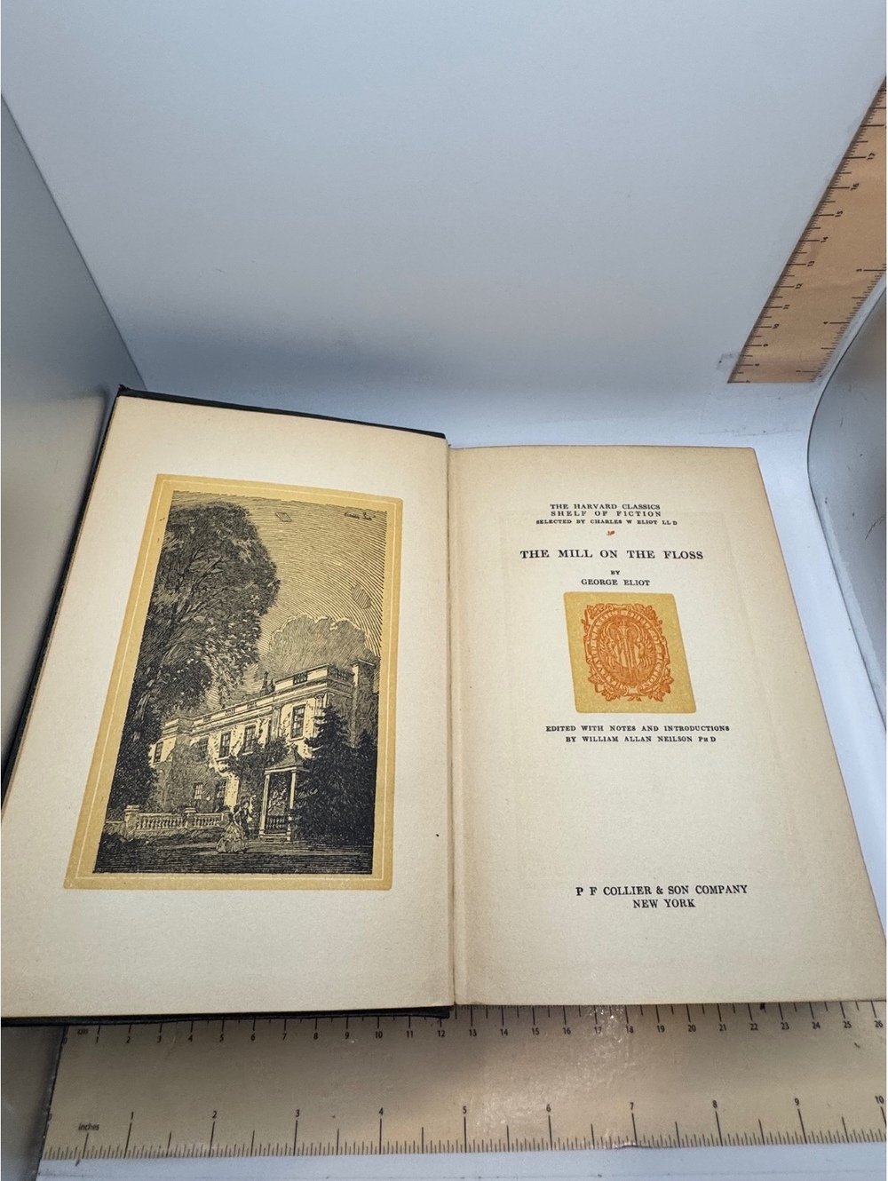 The Mill on the Floss by George Eliot - Vintage 1917 Hardcover Classic